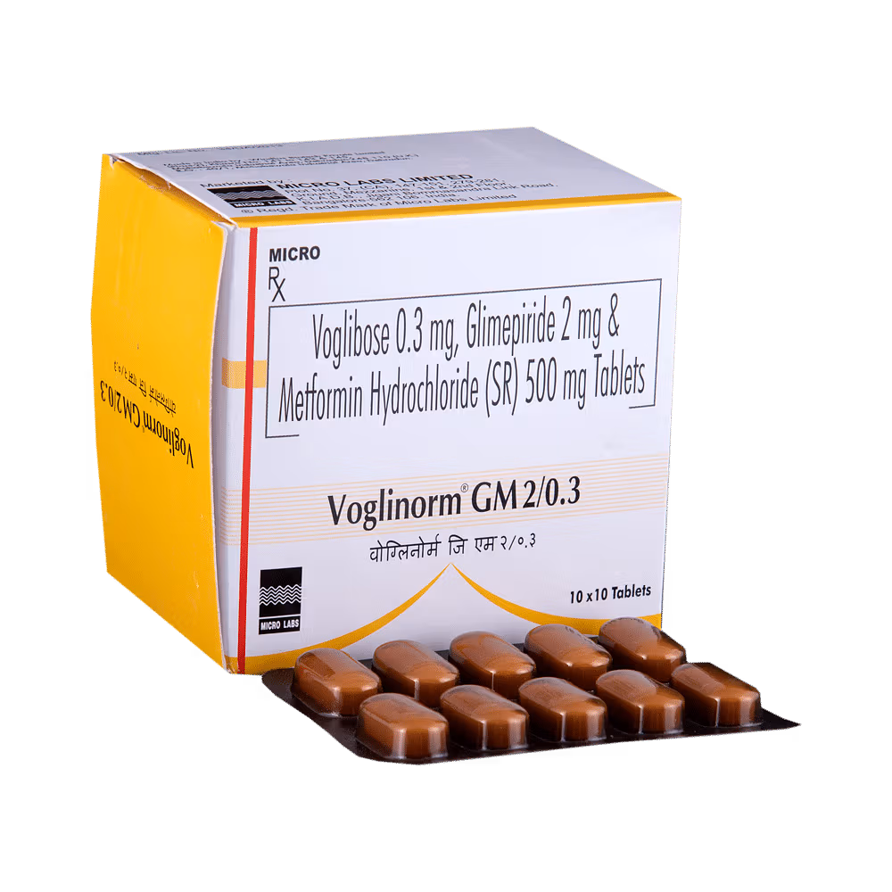 Voglinorm GM 2/0.3 Tablet SR