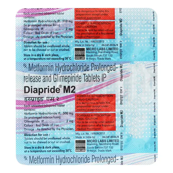 Diapride M2 Tablet PR