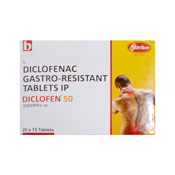 Diclofen 50mg Tablet