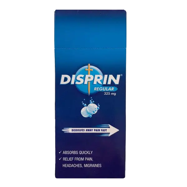 Disprin Regular 325mg Effervescent Tablet | For Fast Relief From Pain, Headaches & Migraines