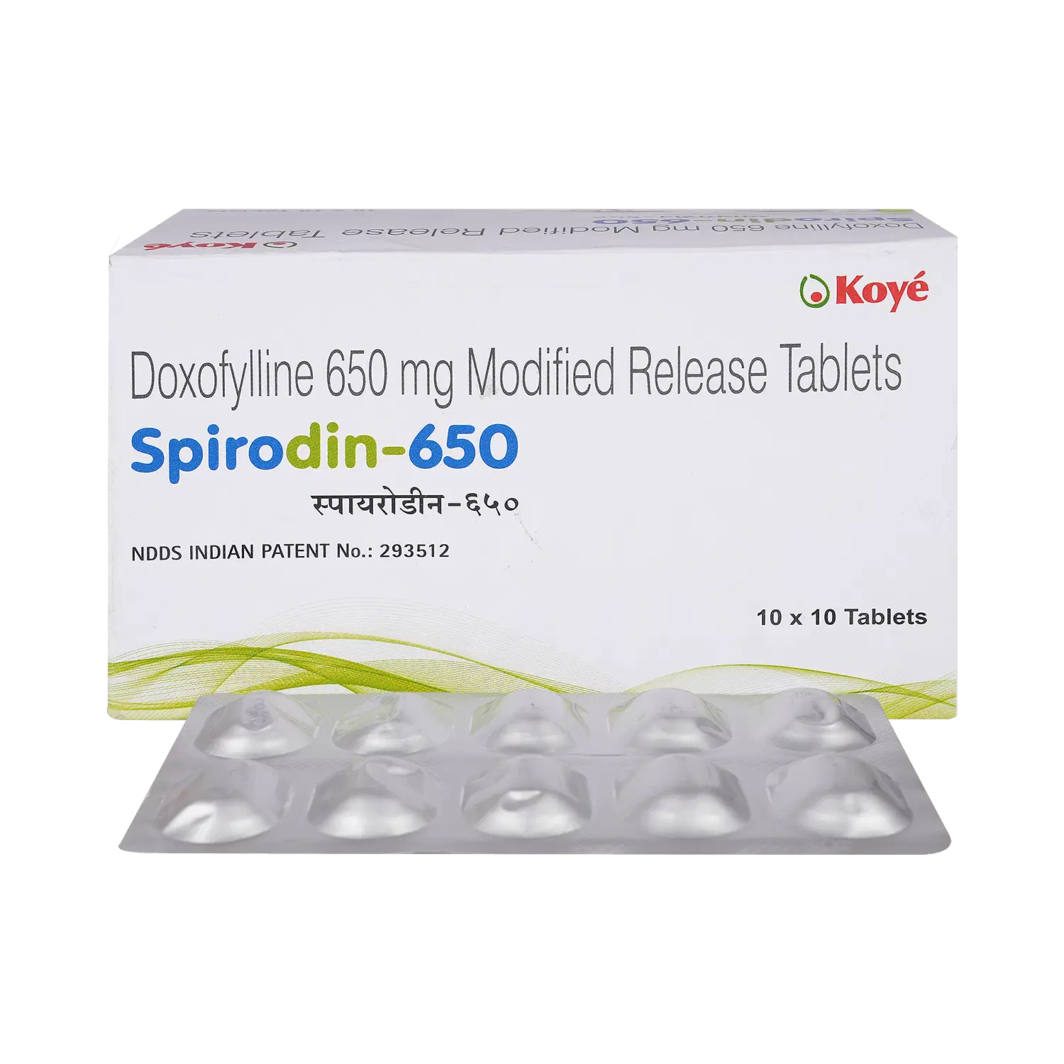 Spirodin 650 Tablet MR