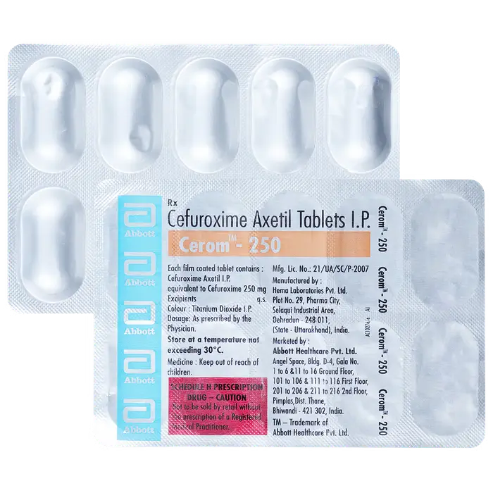 Cerom 250mg Tablet