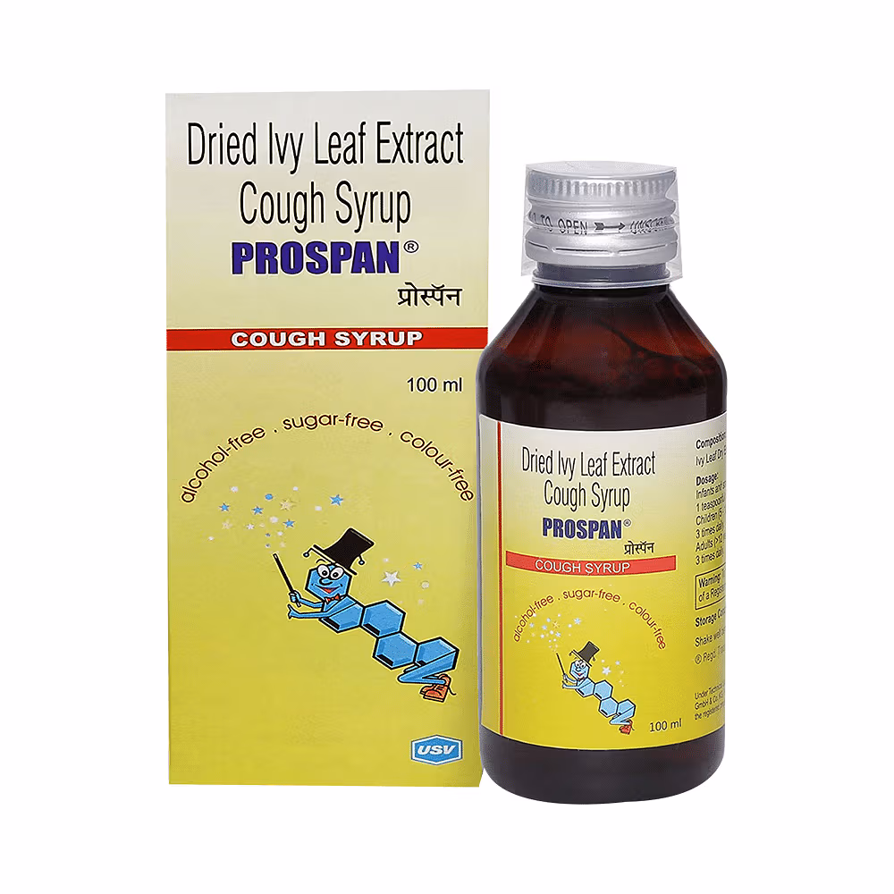 Prospan Dried Ivy Leaf Extract Cough Syrup | Sugar-Free