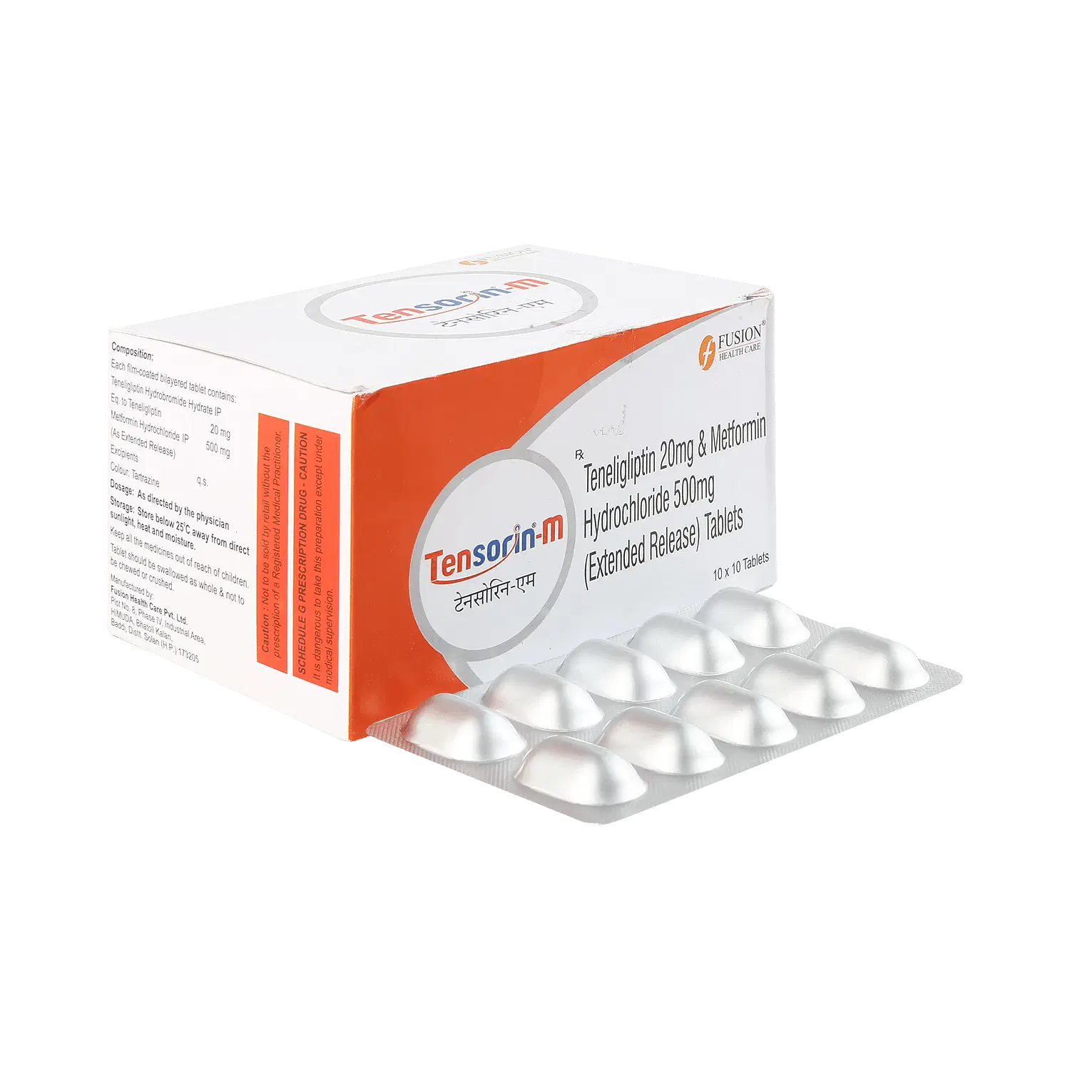 Tensorin M 500mg/20mg Tablet