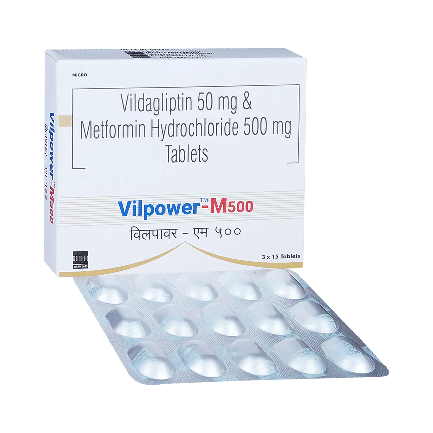 Vilpower-M 500 Tablet