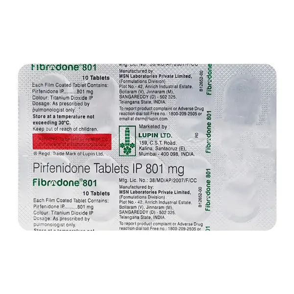 Fibrodone 801mg Tablet