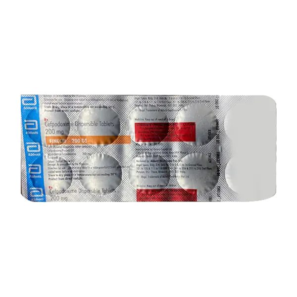 Finecef 200mg Tablet DT