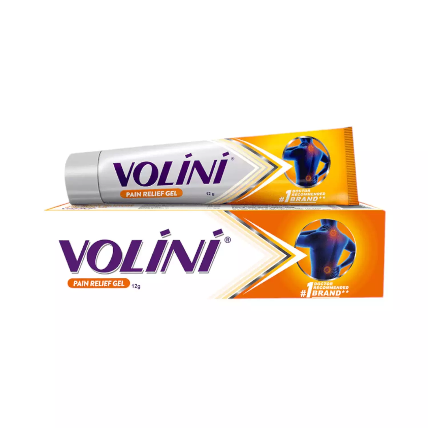 Volini Pain Relief Gel for Sprain, Muscle, Joint, Neck & Low Back Pain | Bone, Joint & Muscle Care 12gm