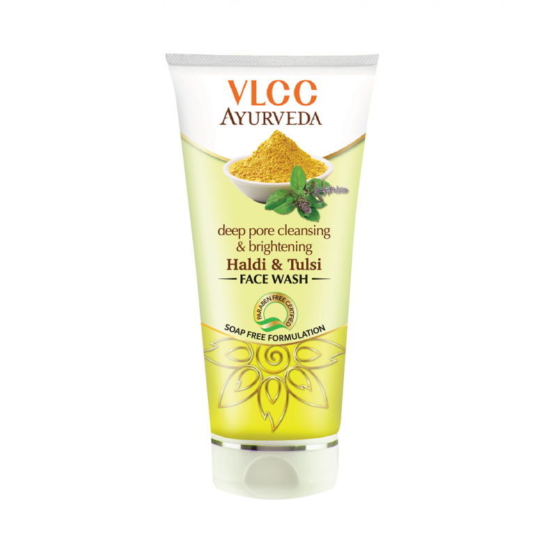 VLCC Ayurveda Deep Pore Cleansing & Brightening Haldi & Tulsi Face Wash