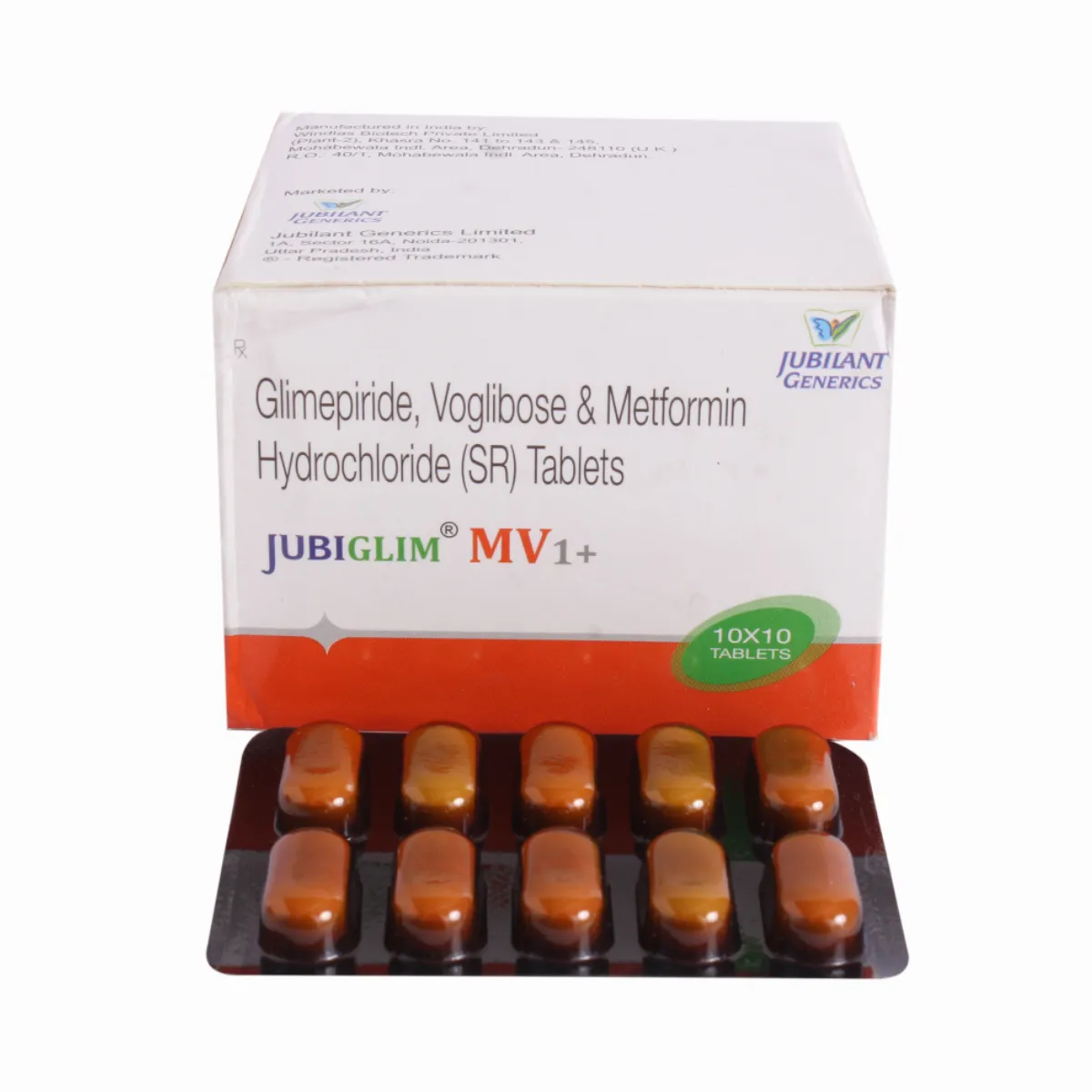 Jubiglim MV1 Plus 1mg/500mg/0.3mg Tablet