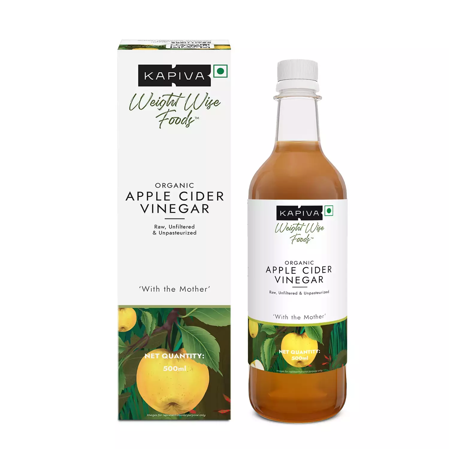 Kapiva Apple Cider Vinegar ACV for Hunger Pangs & Weight Management