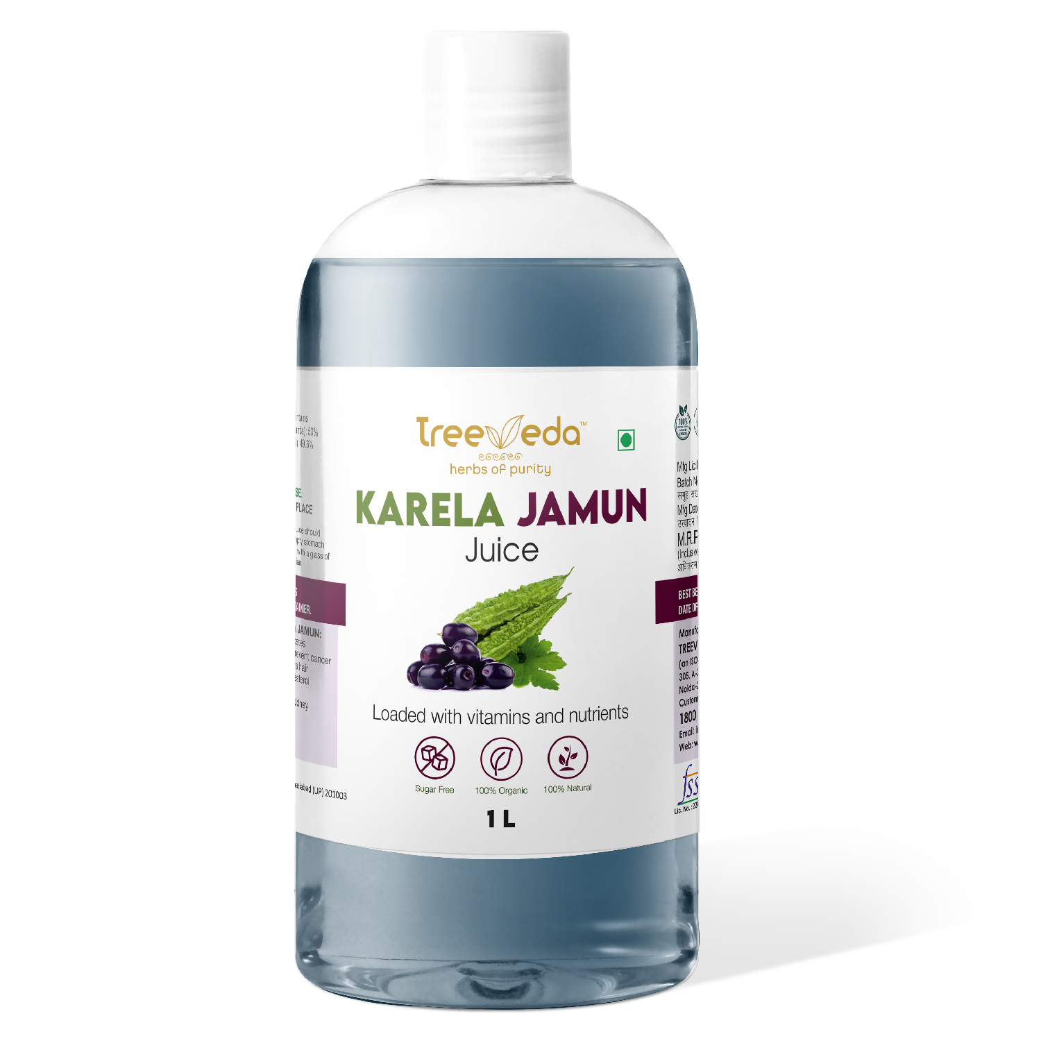 Treeveda Karela Jamun Juice