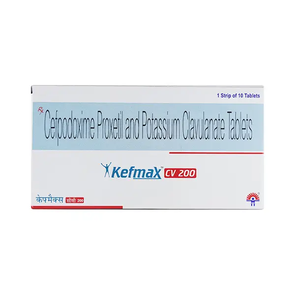 Kefmax CV 200 mg/125 mg Tablet