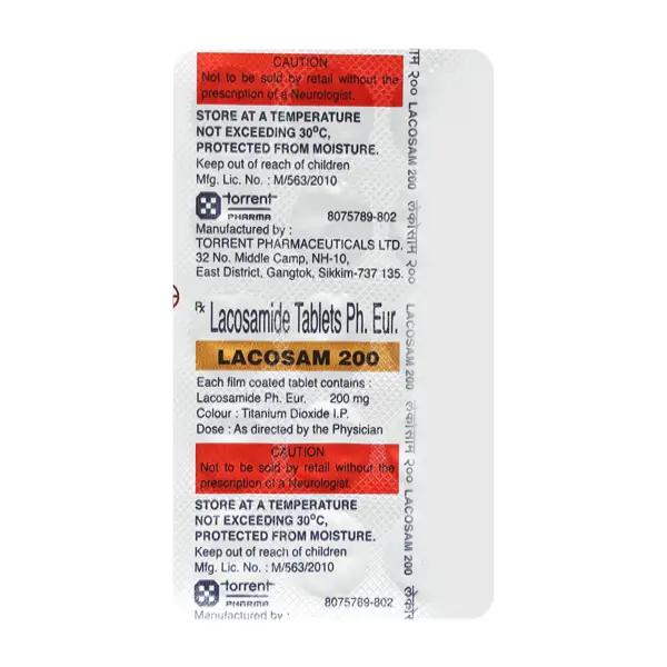 Lacosam 200 Tablet