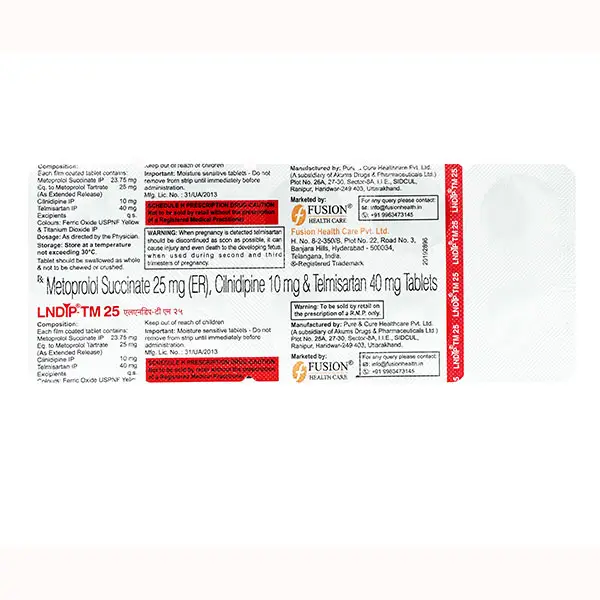 LNDIP TM 10mg/25mg/40mg Tablet