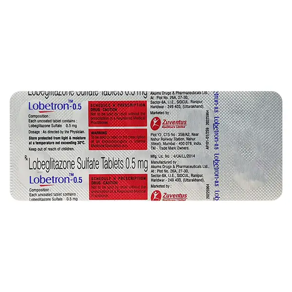 Lobetron 0.5mg Tablet