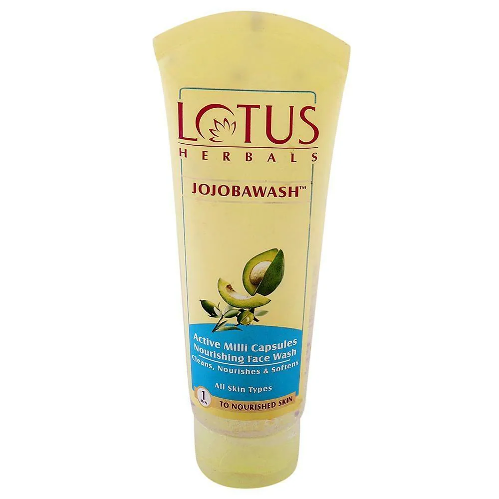 Lotus Herbals Jojobawash Active Milli Capsules Nourishing Face Wash