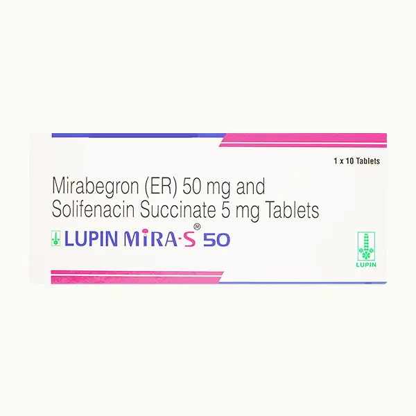 Lupin Mira S 50mg/5mg Tablet`