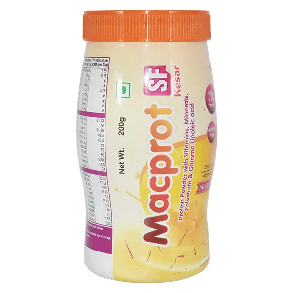 Macprot Protein with Vitamins & Minerals | Flavour Kesar Powder Sugar Free