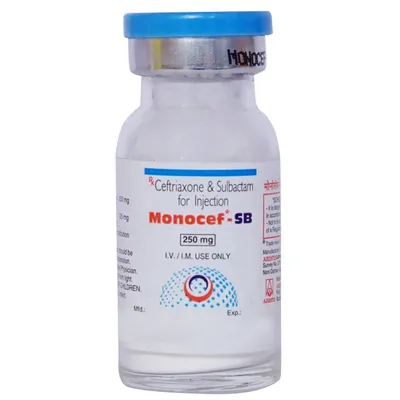 Monocef-SB 250mg/125mg Injection