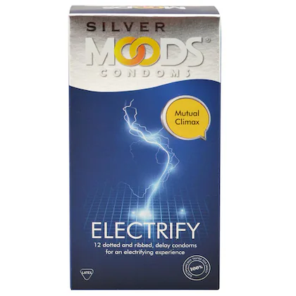 MOODS Silver Electrify Condom
