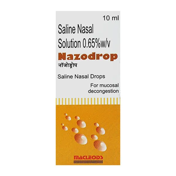 Nazodrop 0.65% Nasal Drops