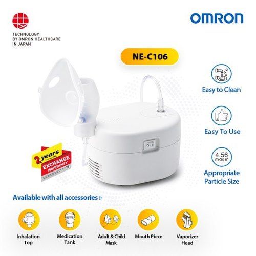 Omron Compressor Nebulizer NE-C106 White