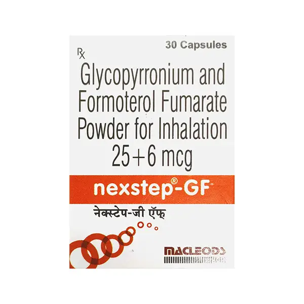 Nexstep-GF 6mg/25mcg Capsule