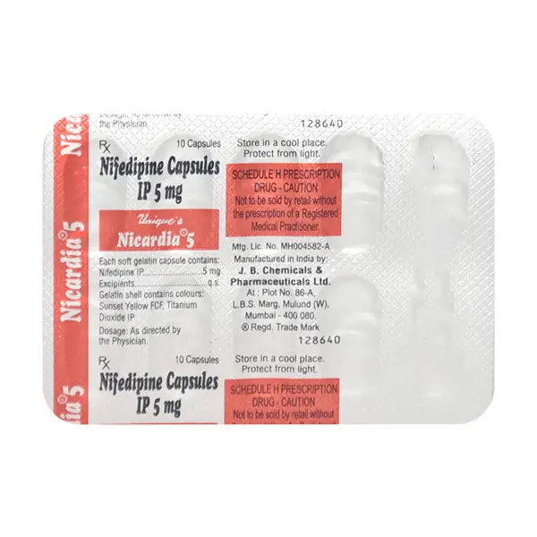 Nicardia 5 Capsule