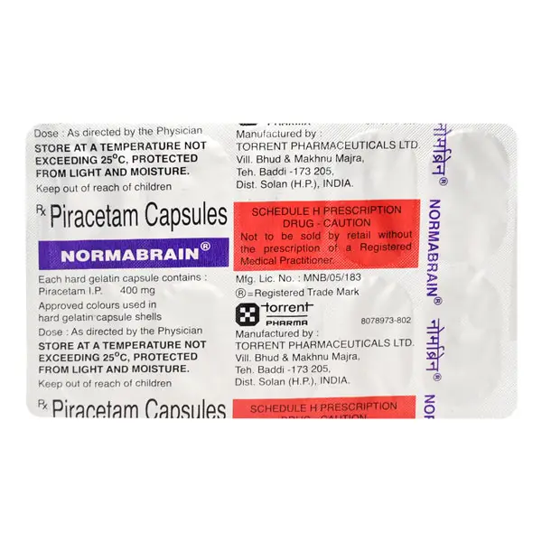 Normabrain 400mg Capsule 10's