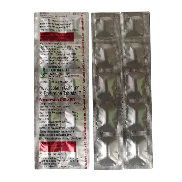 Novastat EZ 20mg/10mg Tablet