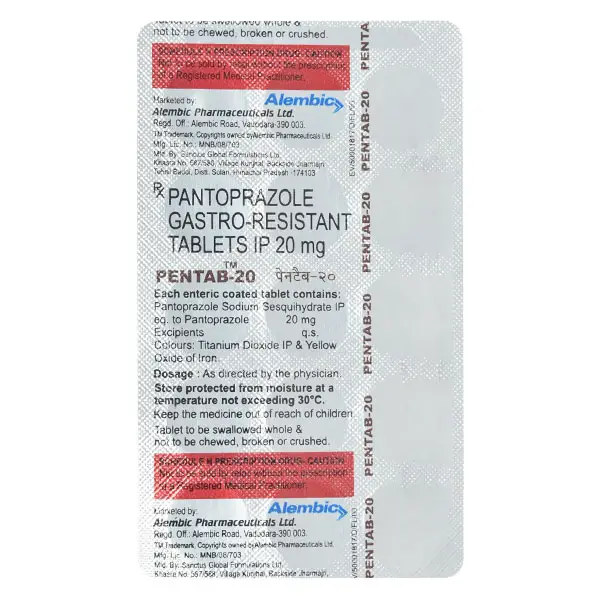 Pentab 20mg Tablet