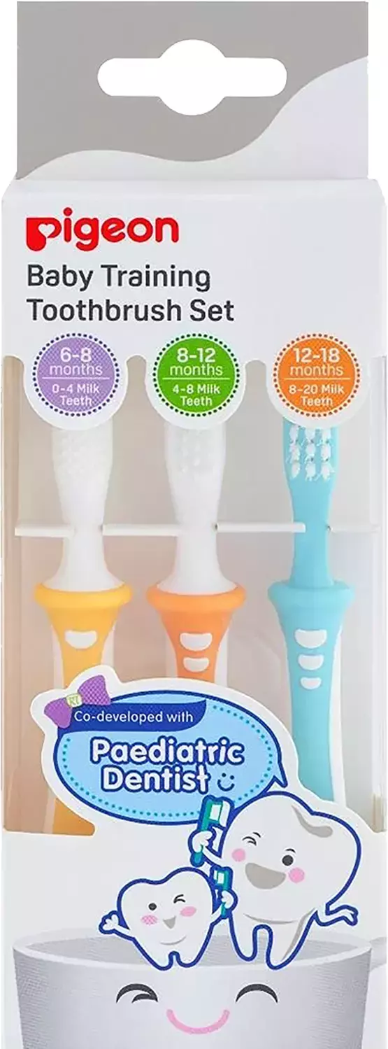 Pigeon Training Toothbrush Lession 123 Set