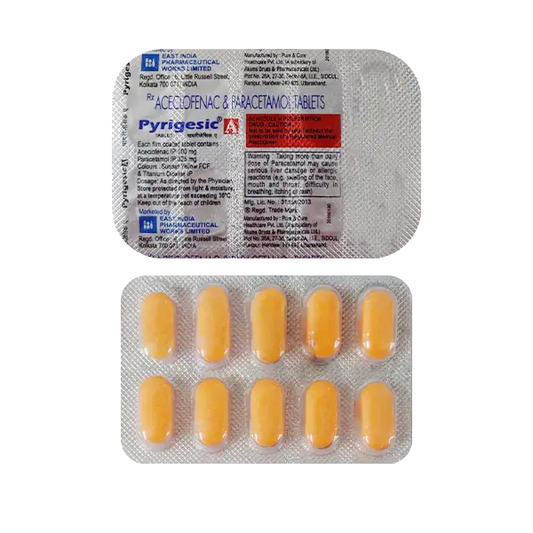 Pyrigesic A 100mg/325mg Tablet