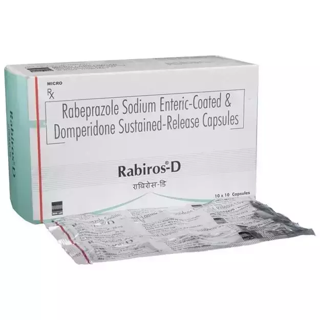 Rabiros D 10mg/20mg Tablet