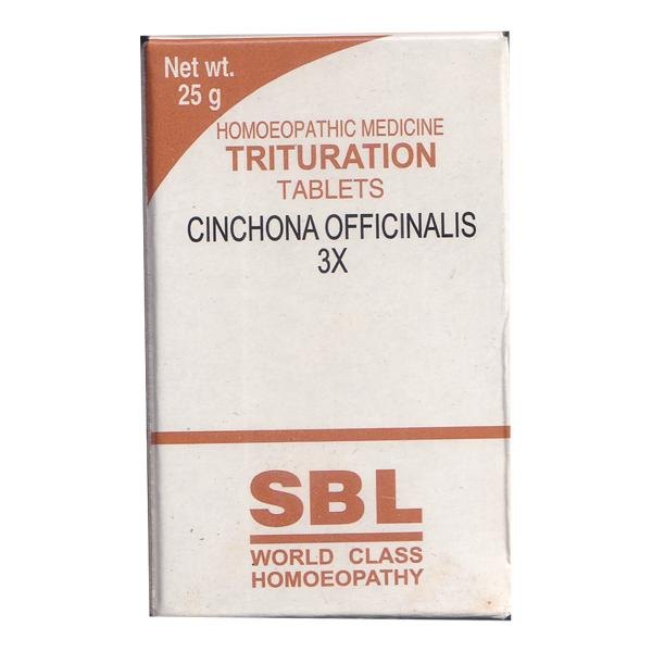 SBL Cinchona Officinalis Trituration Tablet 3X