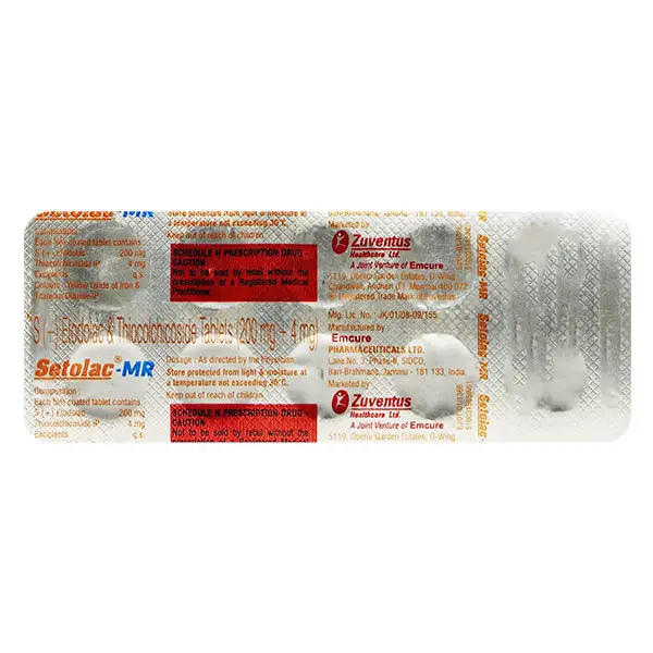 Setolac MR 200mg/4mg Tablet