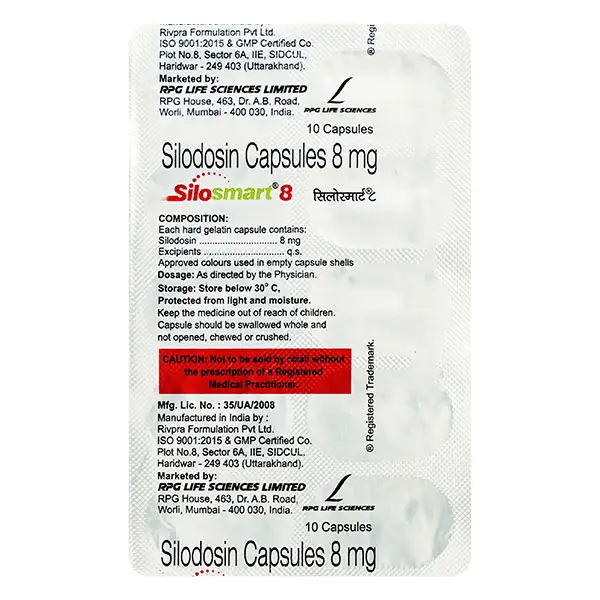 Silosmart 8mg Capsule