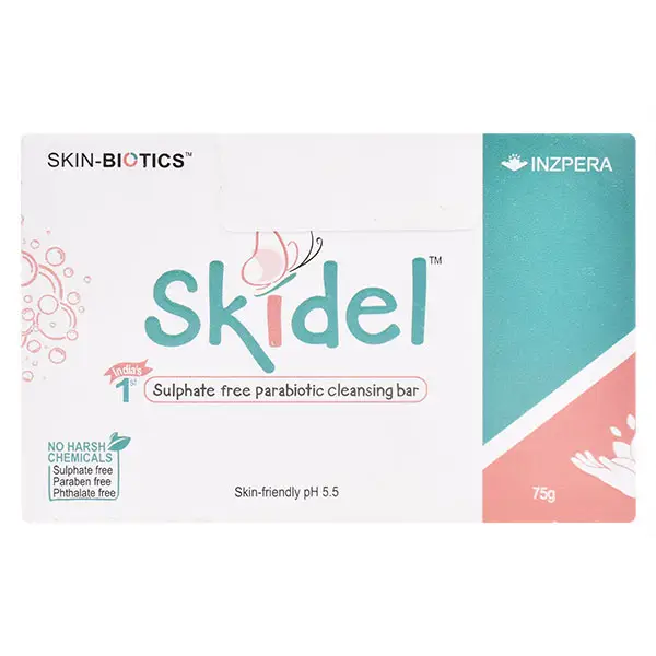 Skidel Sulphate Free Parabiotic Cleansing Bar