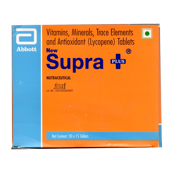 New Supra Plus Tablet Gluten Free