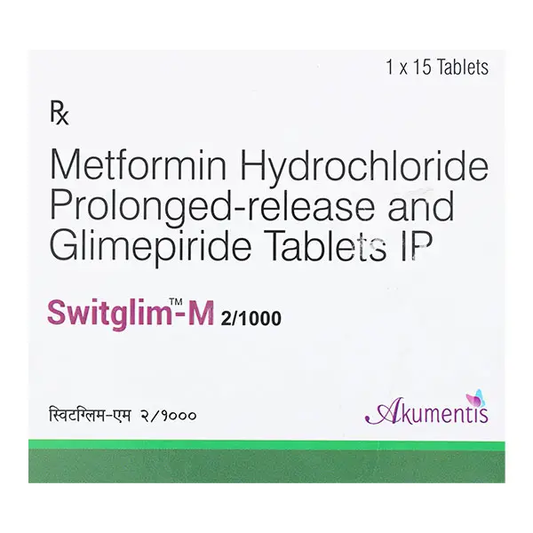 Switglim-M 2/1000 Tablet PR