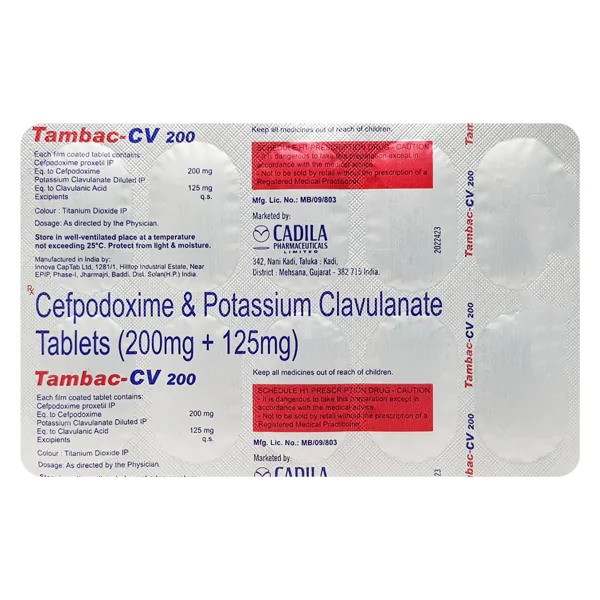 Tambac-CV 200 Tablet