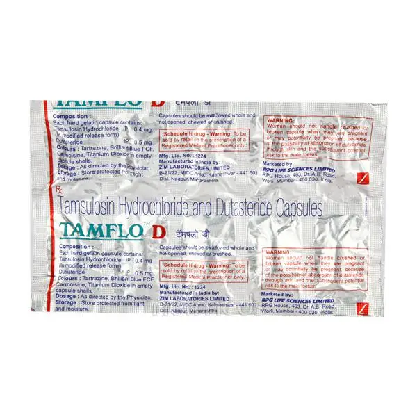 Tamflo D 0.4mg/0.5mg Capsule PR