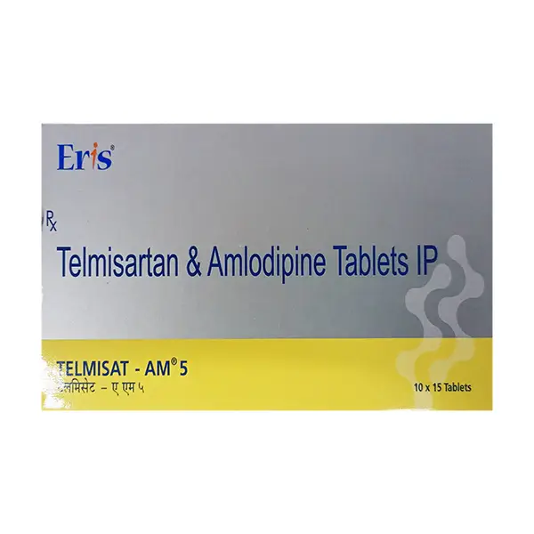 Telmisat AM 5 Tablet 15's