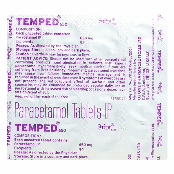 Temped 650mg Tablet