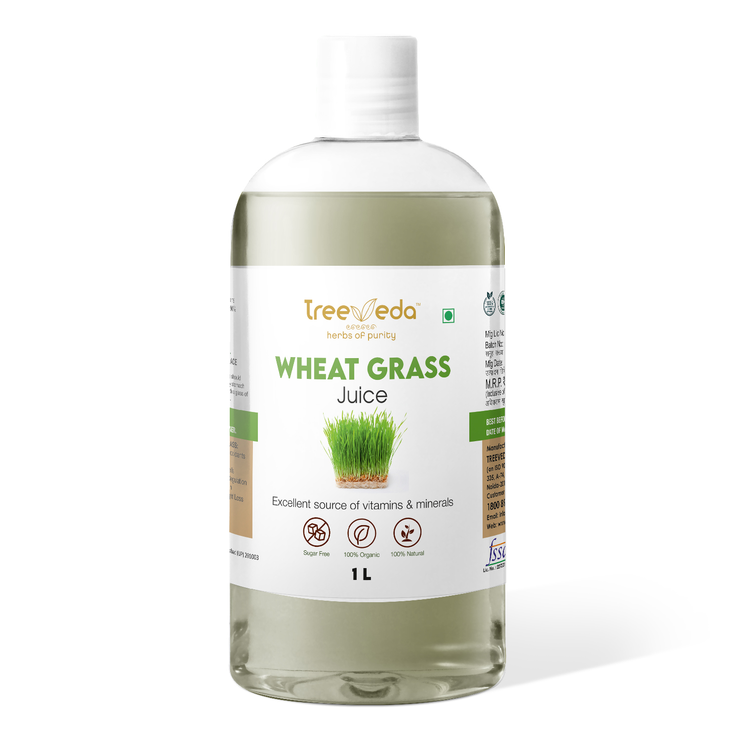 Treeveda wheat grass Juice
