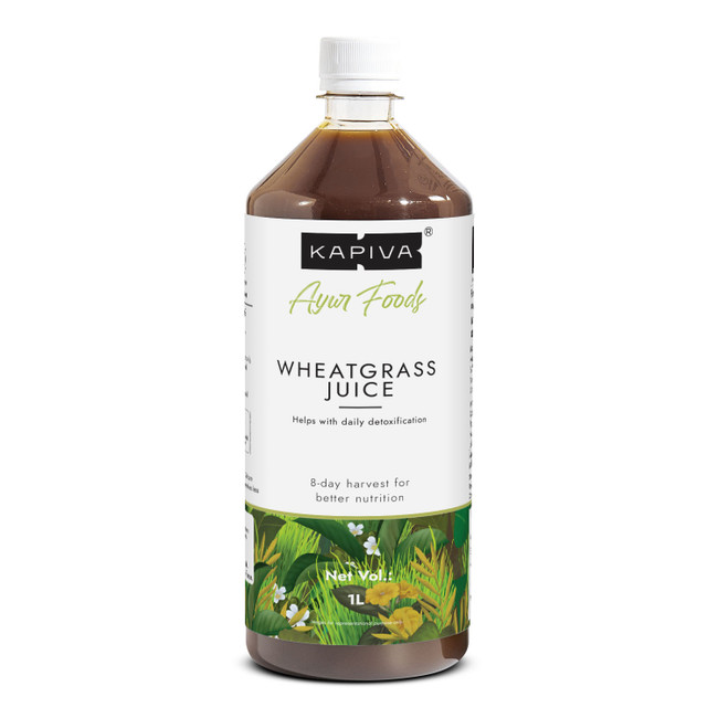 Kapiva Wheat Grass Juice | Helps With Daily Detoxification