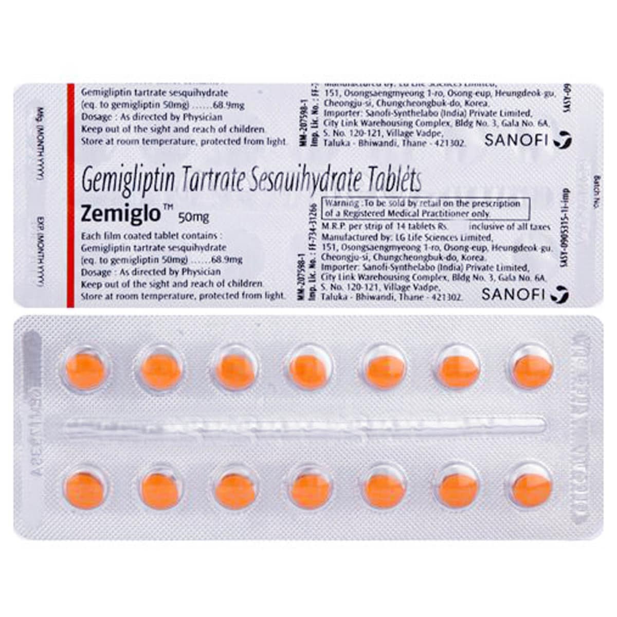 Zemiglo 50mg Tablet